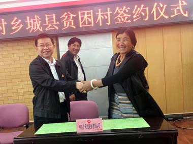 伟德体育股份公司“千企帮千村”驻村工作队进驻结对贫困村